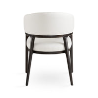 Cosette White Linen Dining Chair