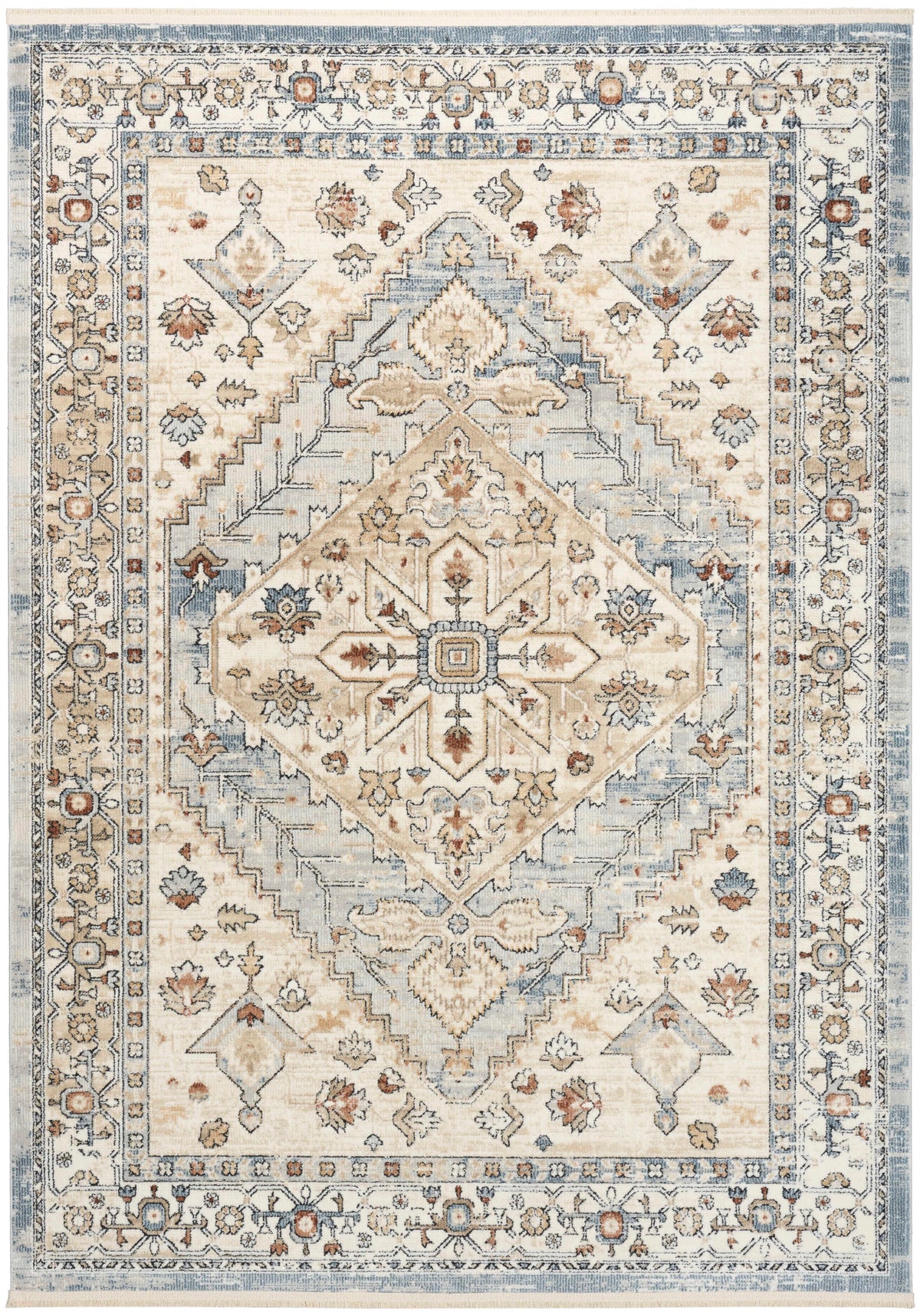 Isabeau Blue Taupe Area Rug