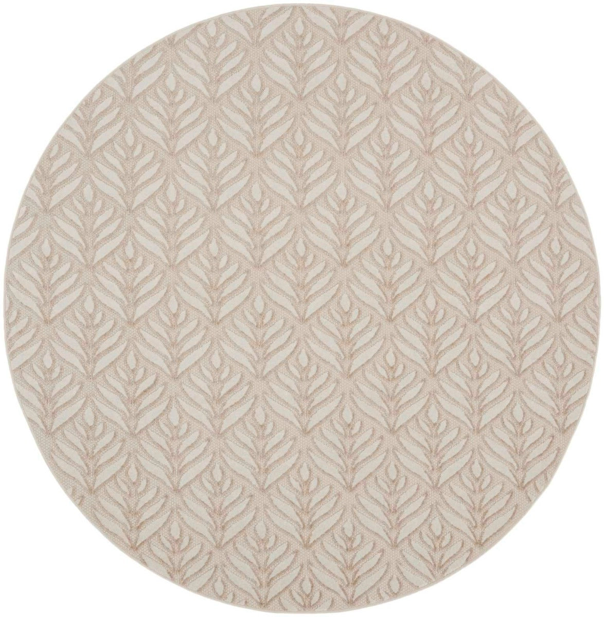 Annitra Indoor/Outdoor Ivory & Grey Patterned Area Rug - Elegance Collection