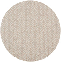 Annitra Indoor/Outdoor Ivory & Grey Patterned Area Rug - Elegance Collection