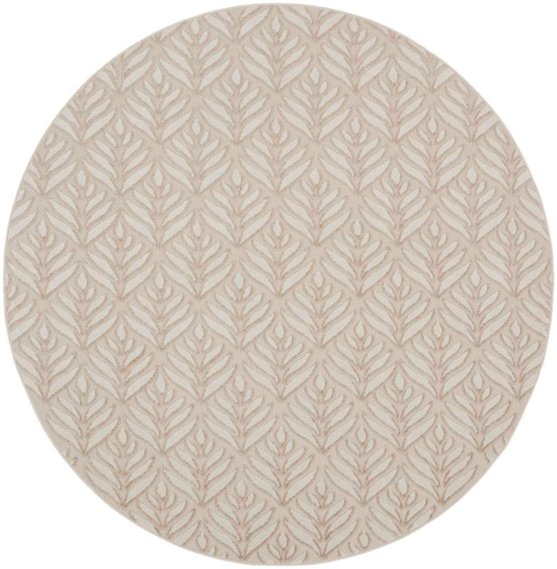 Annitra Indoor/Outdoor Ivory & Grey Patterned Area Rug - Elegance Collection