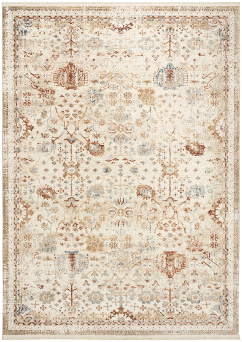 Isabeau Rust Ivory Area Rug