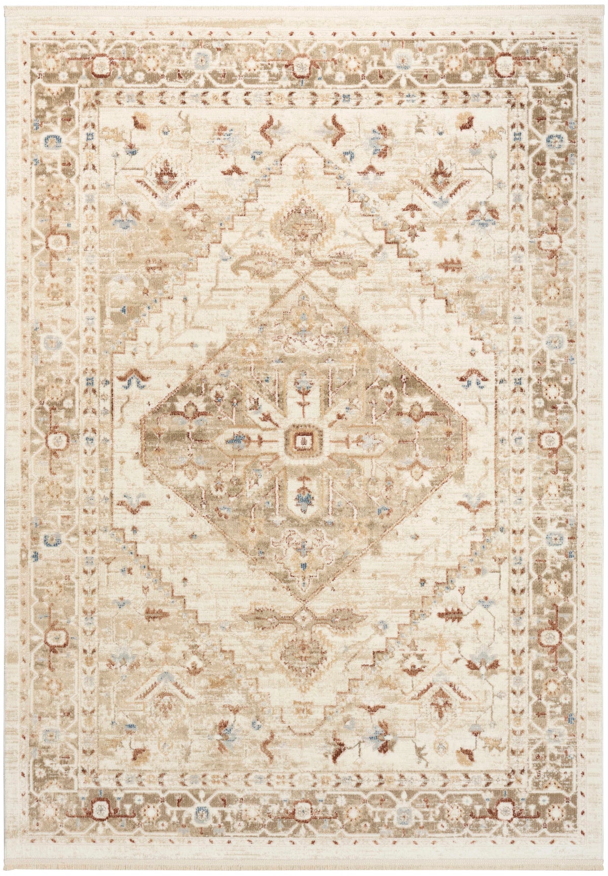 Isabeau Ivory Taupe Area Rug