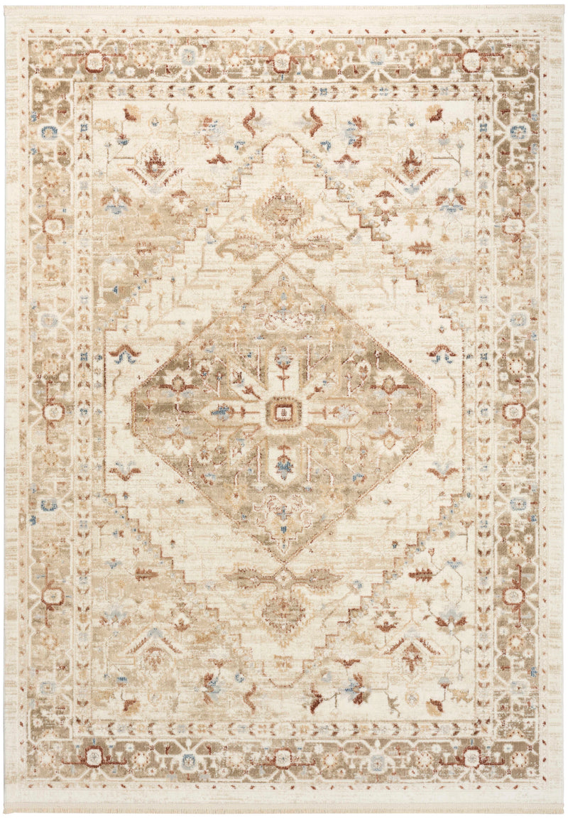 Isabeau Ivory Taupe Area Rug