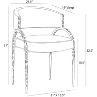 Zelise Midnight Grey Dining Chair