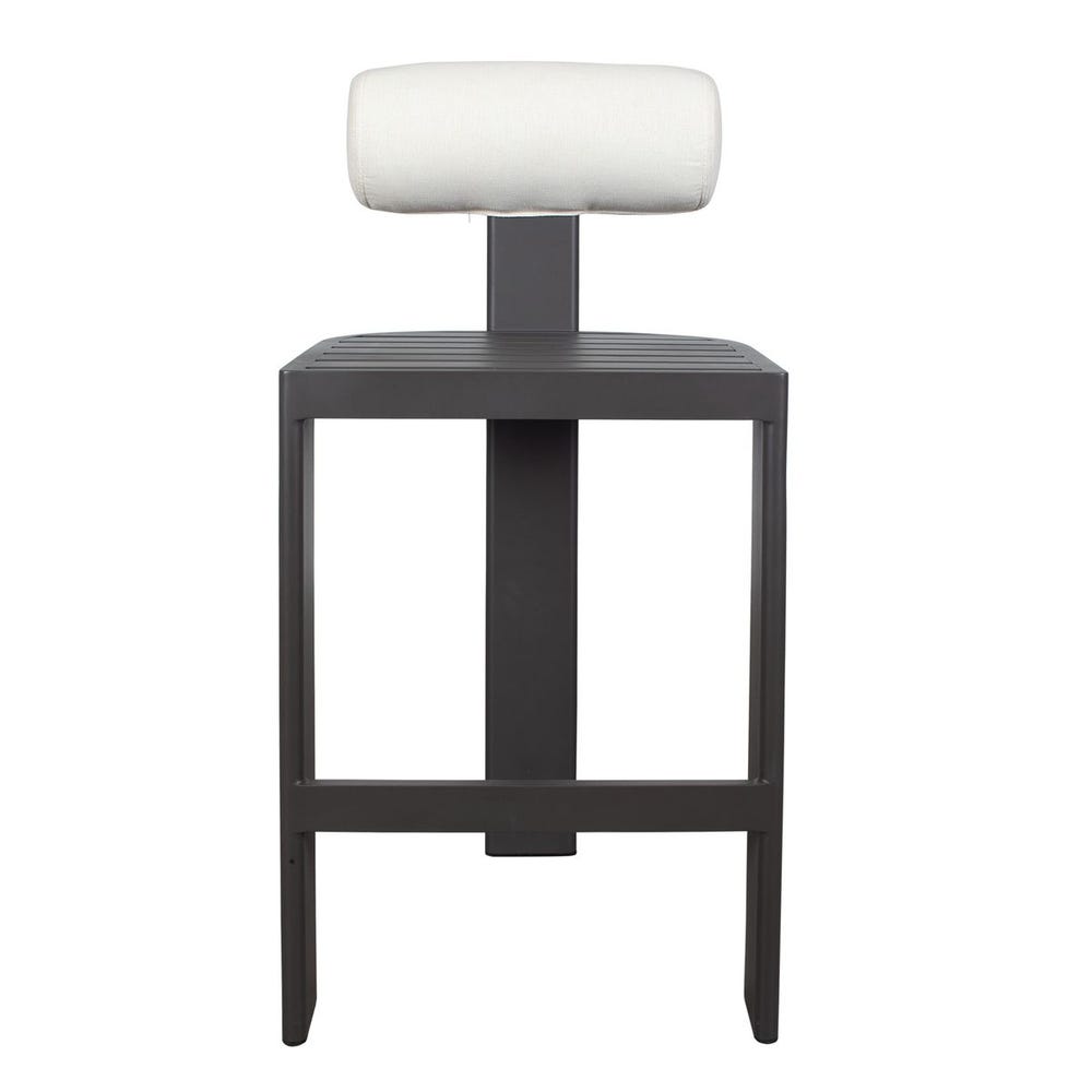 Verah White Outdoor Bar Stool