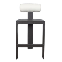 Verah White Outdoor Bar Stool