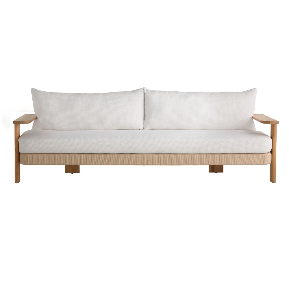 Halston 95" Pearle Boucle Outdoor Sofa