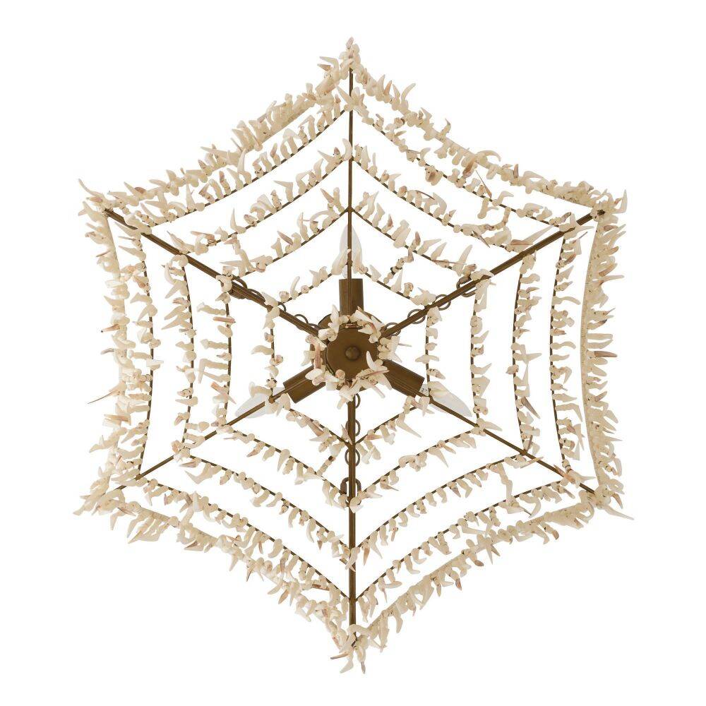 Josephine Ivory Mother of Pearl/Coconut Shell Chandelier