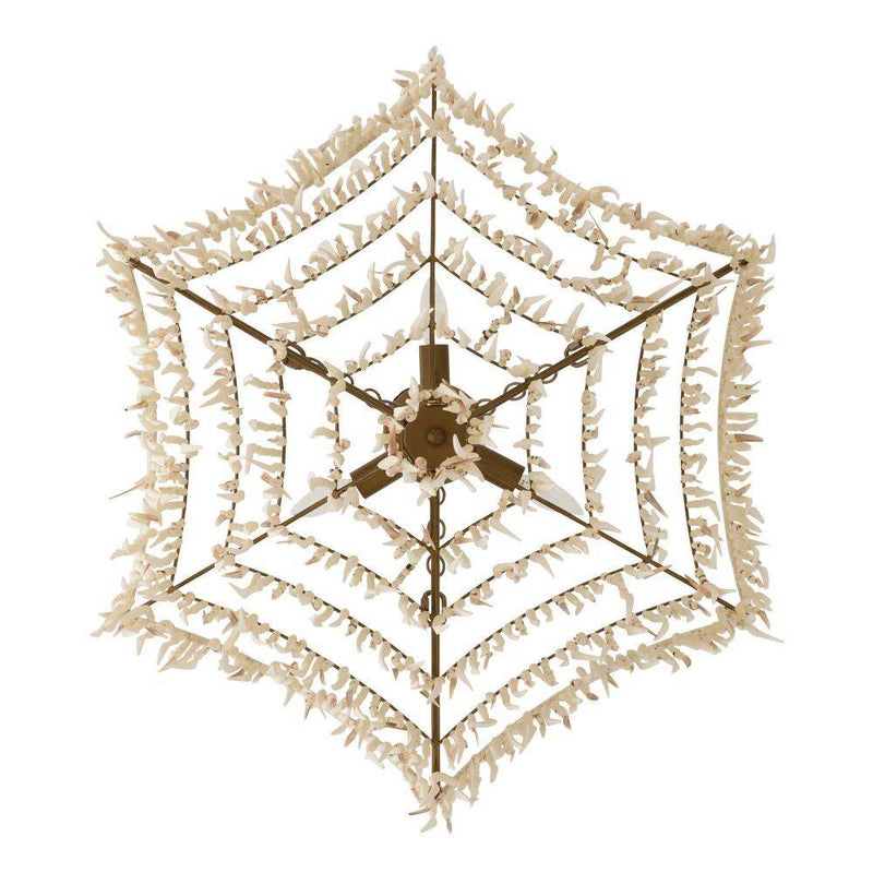 Josephine Ivory Mother of Pearl/Coconut Shell Chandelier