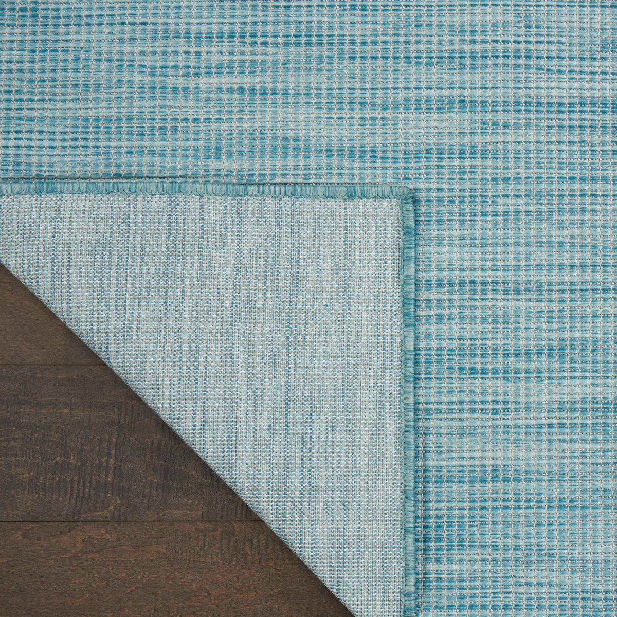 Amedee Indoor/Outdoor Lake Blue Area Rug - Elegance Collection