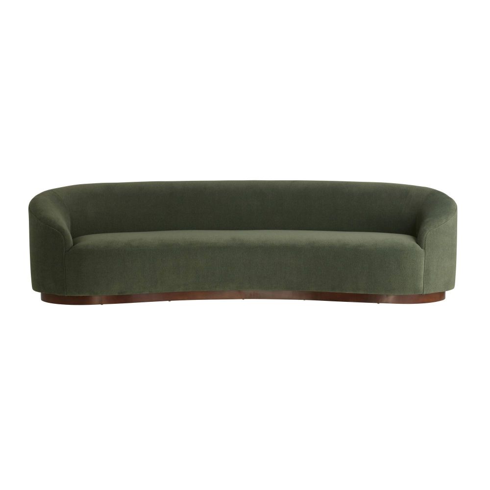 Emilee 108" Sofa Sofa Pine Performance Chenille Dark Walnut