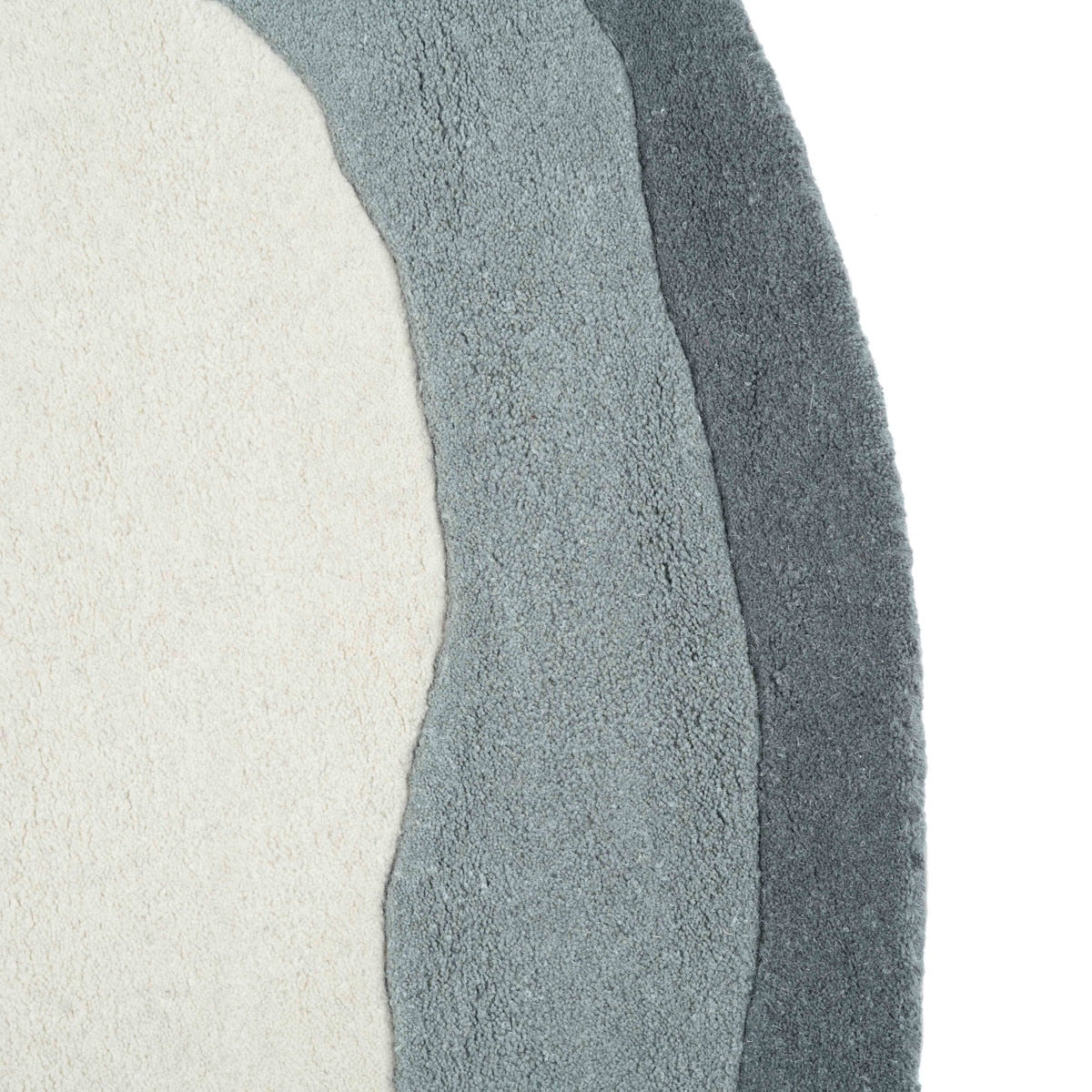 Torrence Curves Grey & Natural Area Rug