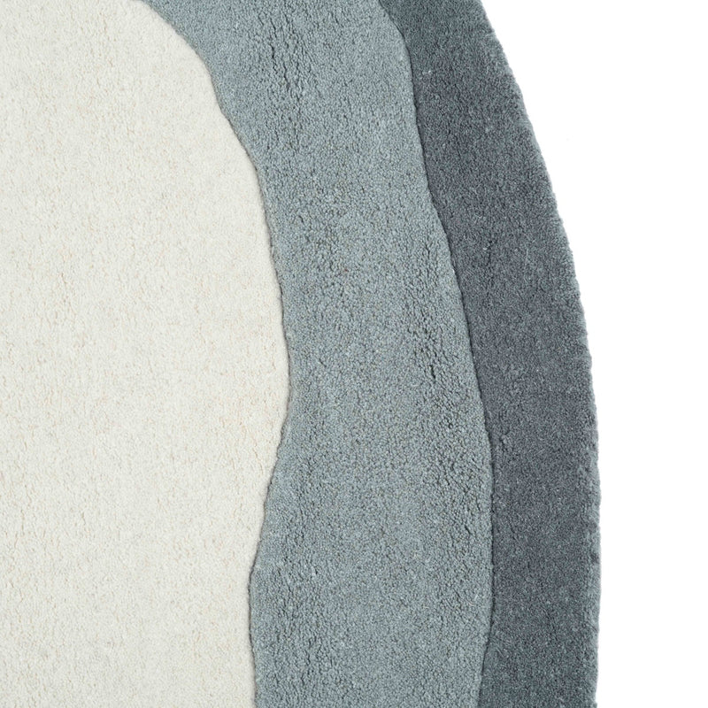 Torrence Curves Grey & Natural Area Rug