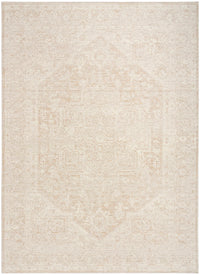 Lucienne Beige Medallion Area Rug