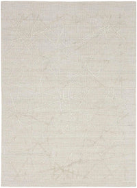 Alexis Modern Rrhythmic Ivory Grey Area Rug