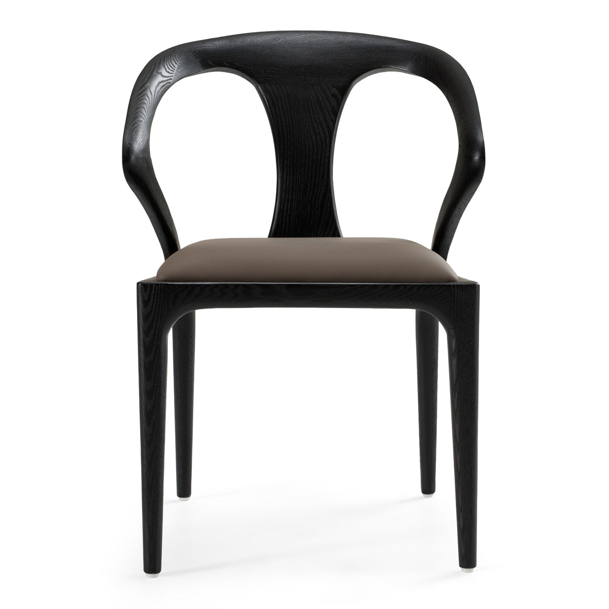 Caroline Modern Grey & Black Dining Chair