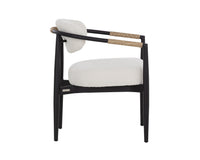 Marita Cream & Black Indoor/Outdoor Armchair