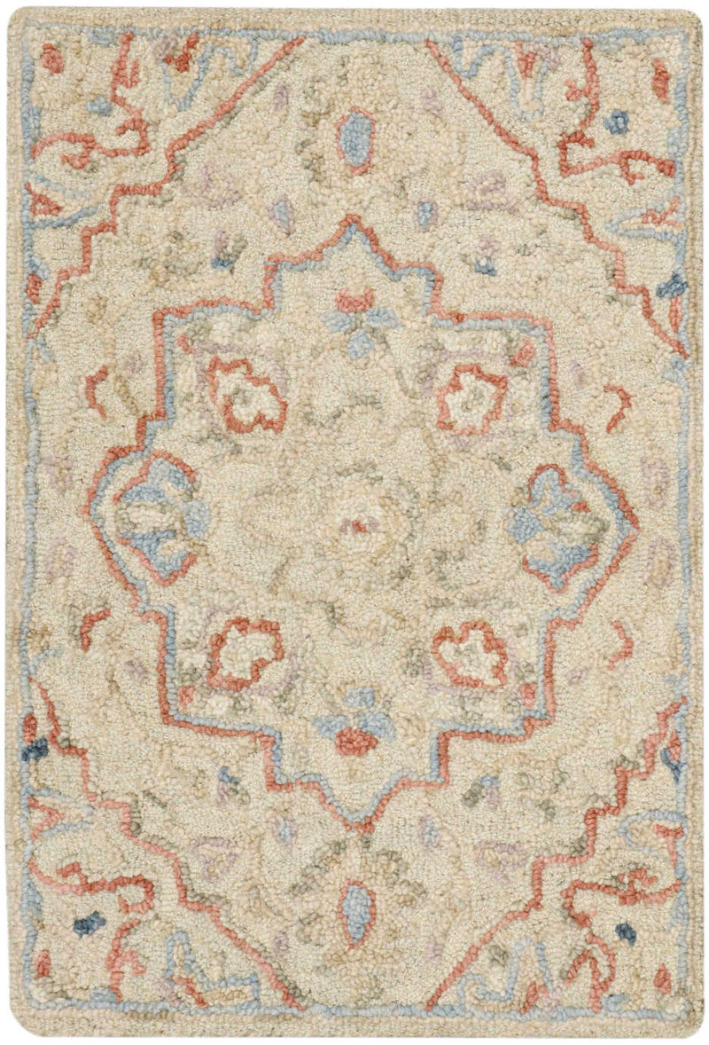Goldie Ivory Wool Persian Style Area Rug