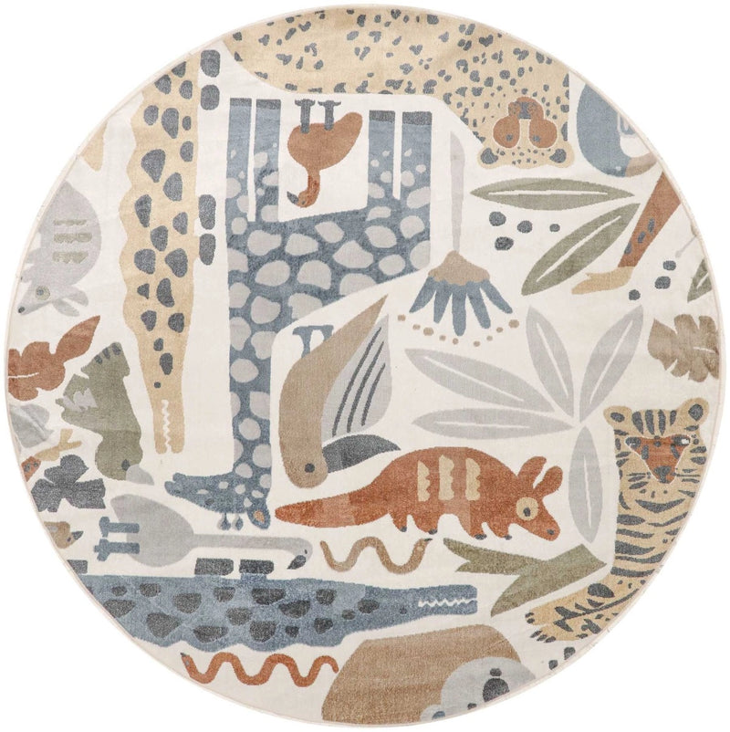 Safari Neutral Area Rug