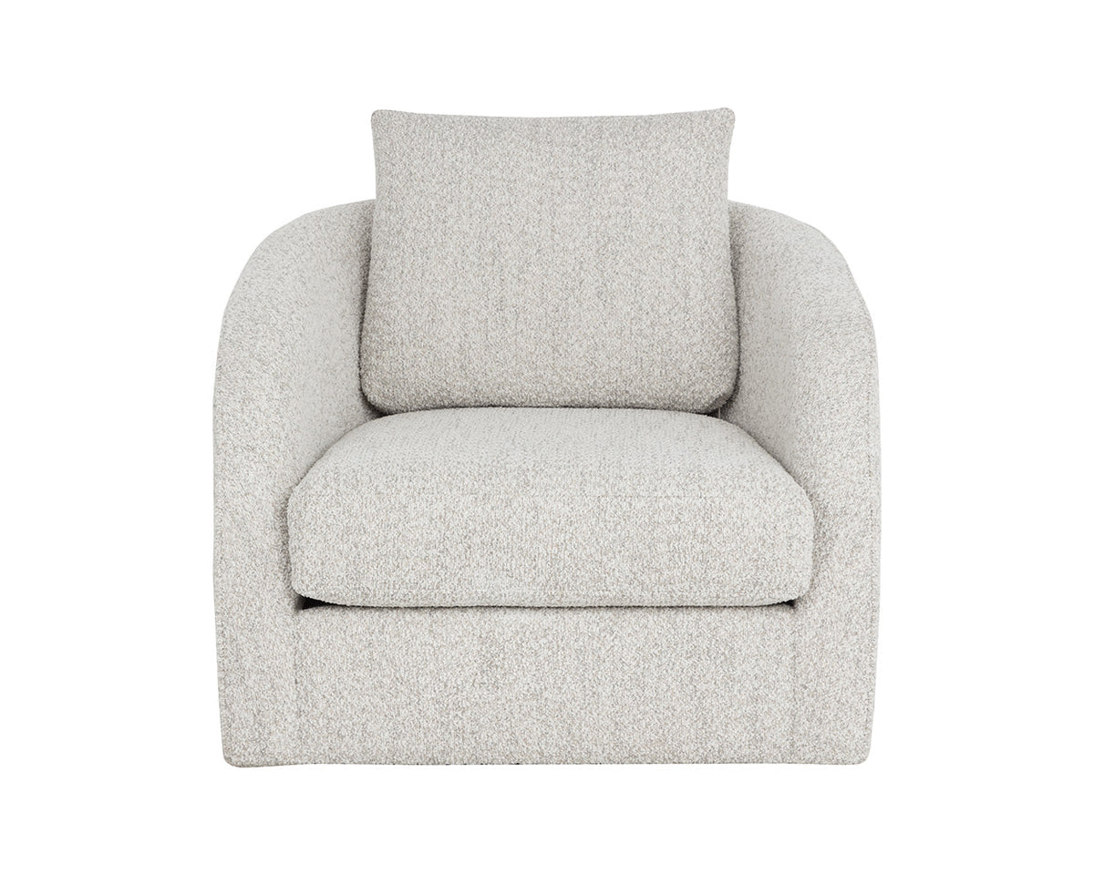 Wexford Greige Swivel Accent Chair