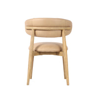 Rowan Nude Leather Dining Chair