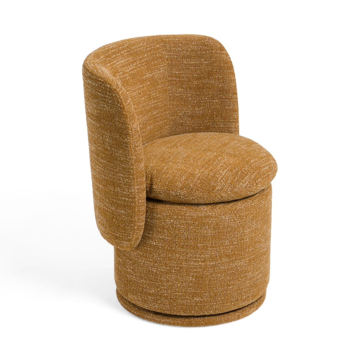 Catalina Modern Mustard Swivel Dining Chair