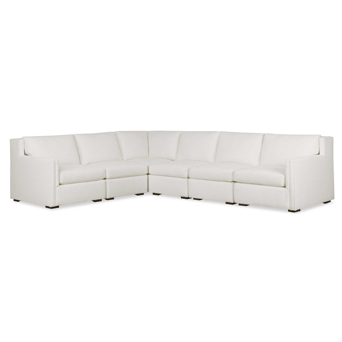 Loreta Snow White Luxe Sectional Sofa