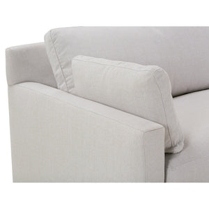 Decker 88" Natural Upholstered Down Sofa