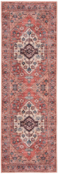 Ruby Rust Multicolour Washable Area Rug