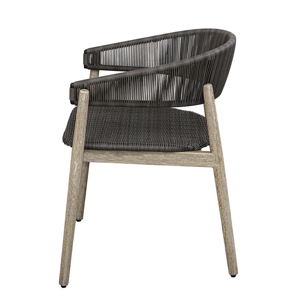 Priscilla All Weather Outdoor Dining Chair (Set of 2)
