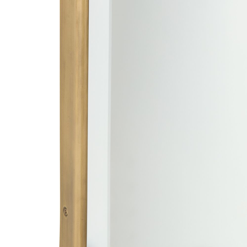 Ismerie Gold Lily Pad Mirror