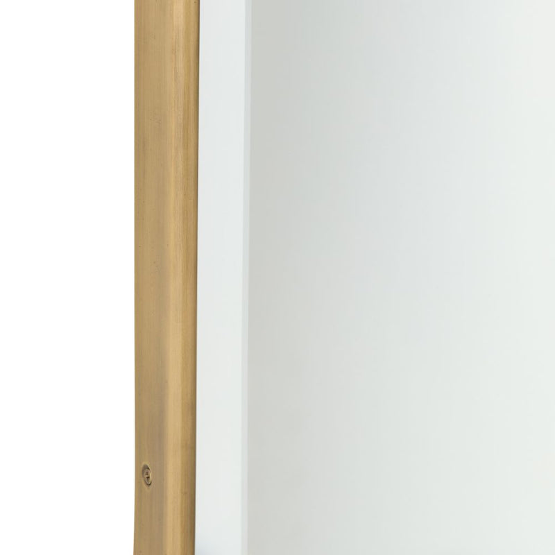 Ismerie Gold Lily Pad Mirror