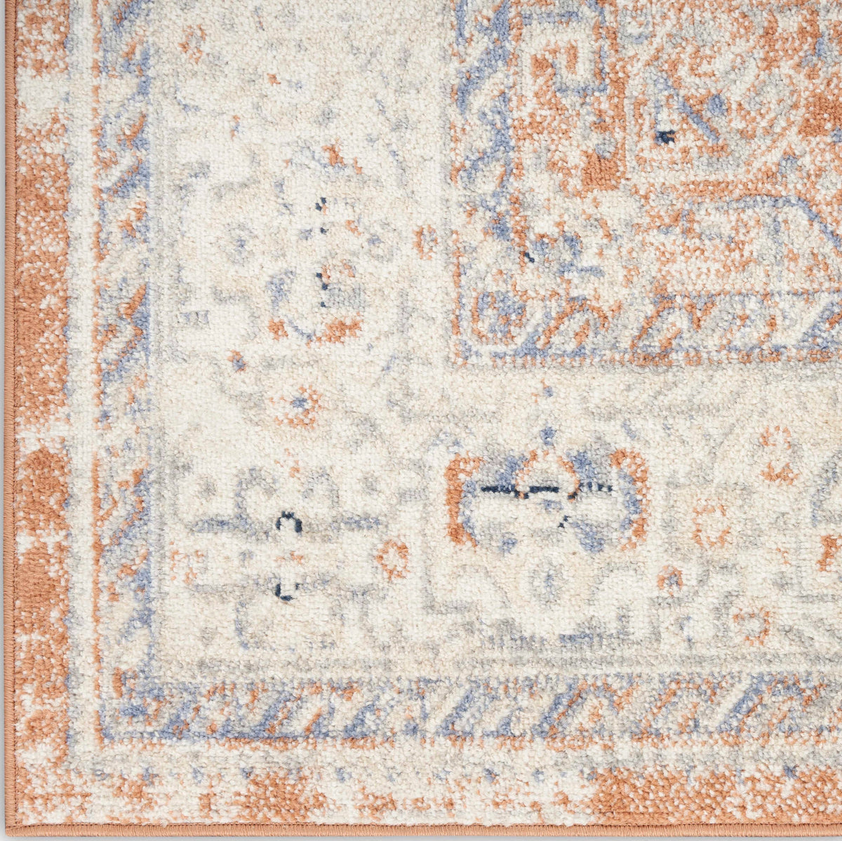 Yasna Medalian Beige/Blue Indoor/Outdoor Area Rug