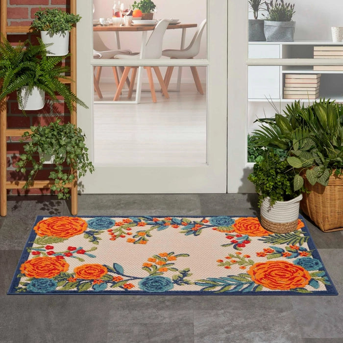 Annitra Indoor/Outdoor Multicolor Area Rug - Elegance Collection