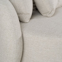Helene Beige 4 Seat Outdoor Performance Fabric Sofa