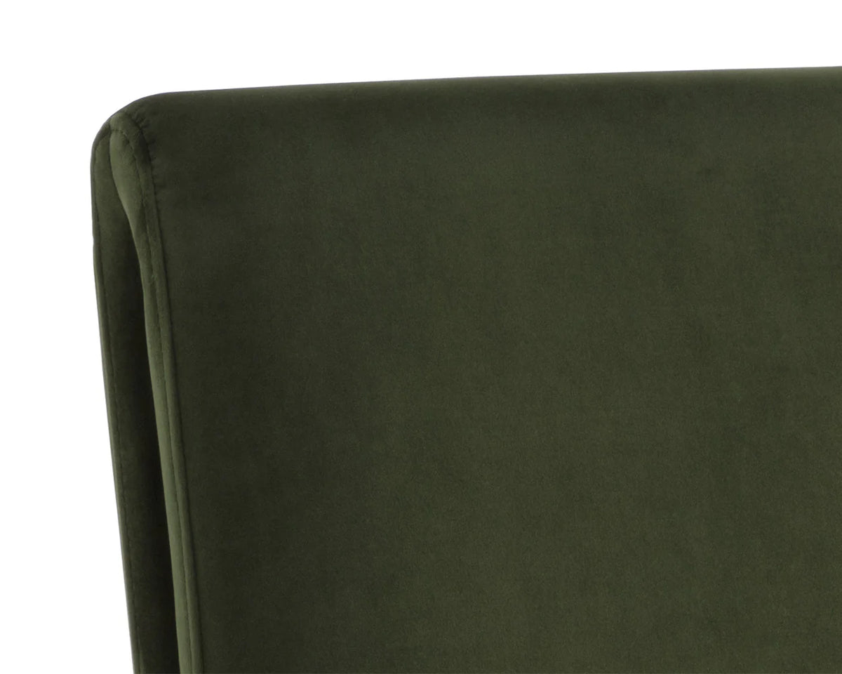 Cascata Moss Green Upholstered Dining Chair
