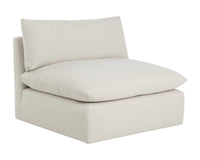 Reve Linen Modular Armless Chair
