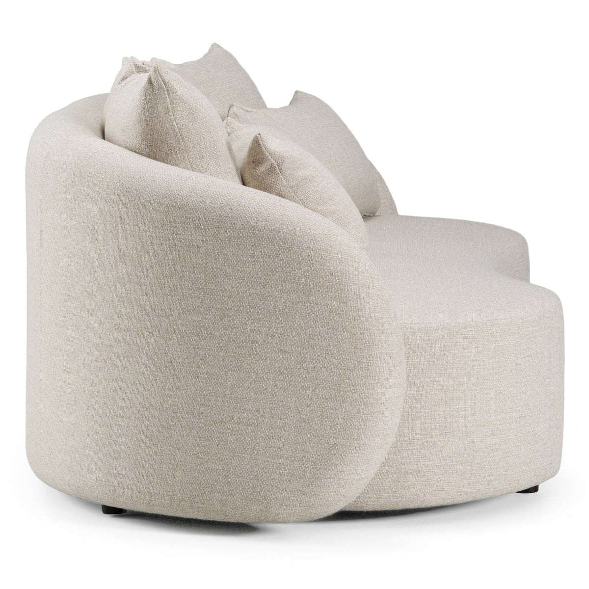 Helene Beige 3 Seat Outdoor Performance Fabric Sofa