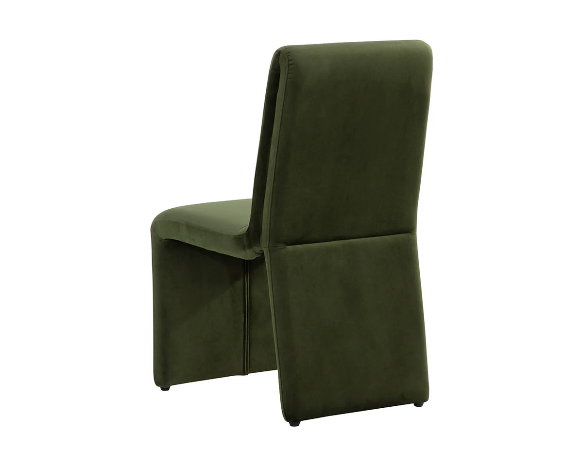 Cascata Moss Green Upholstered Dining Chair