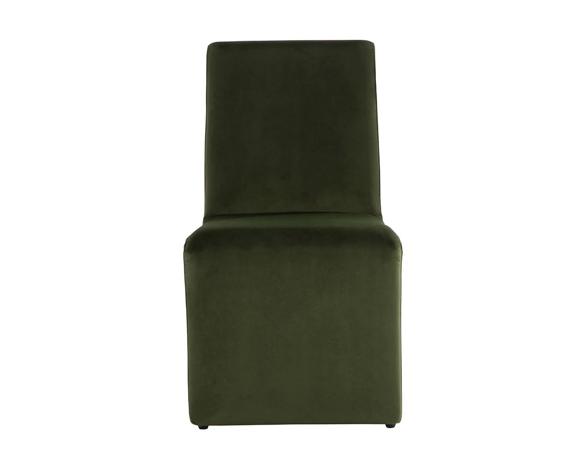 Cascata Moss Green Upholstered Dining Chair