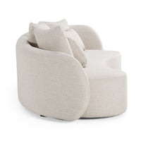 Helene Beige 4 Seat Outdoor Performance Fabric Sofa