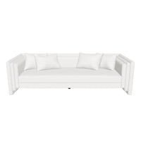 Kira 96" Ivory Performance Fabric Sofa
