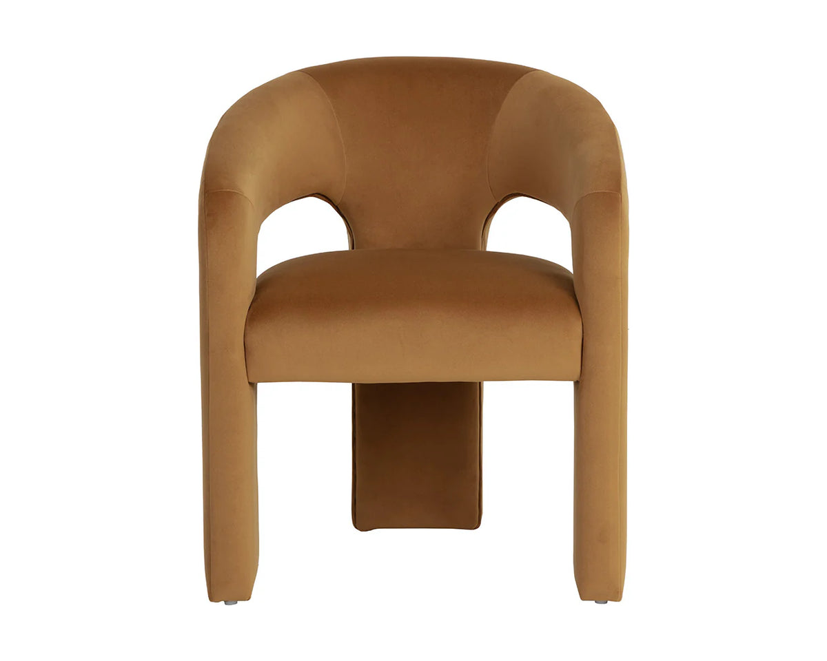 Isidore Meg Gold Upholstered Dining Chair