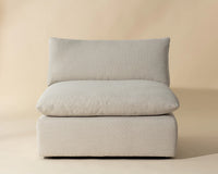 Reve Linen Modular Armless Chair