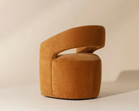 Lloret Amber Upholstered Wheeled Dining Armchair