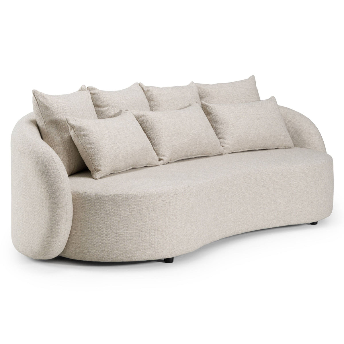 Helene Beige 3 Seat Outdoor Performance Fabric Sofa