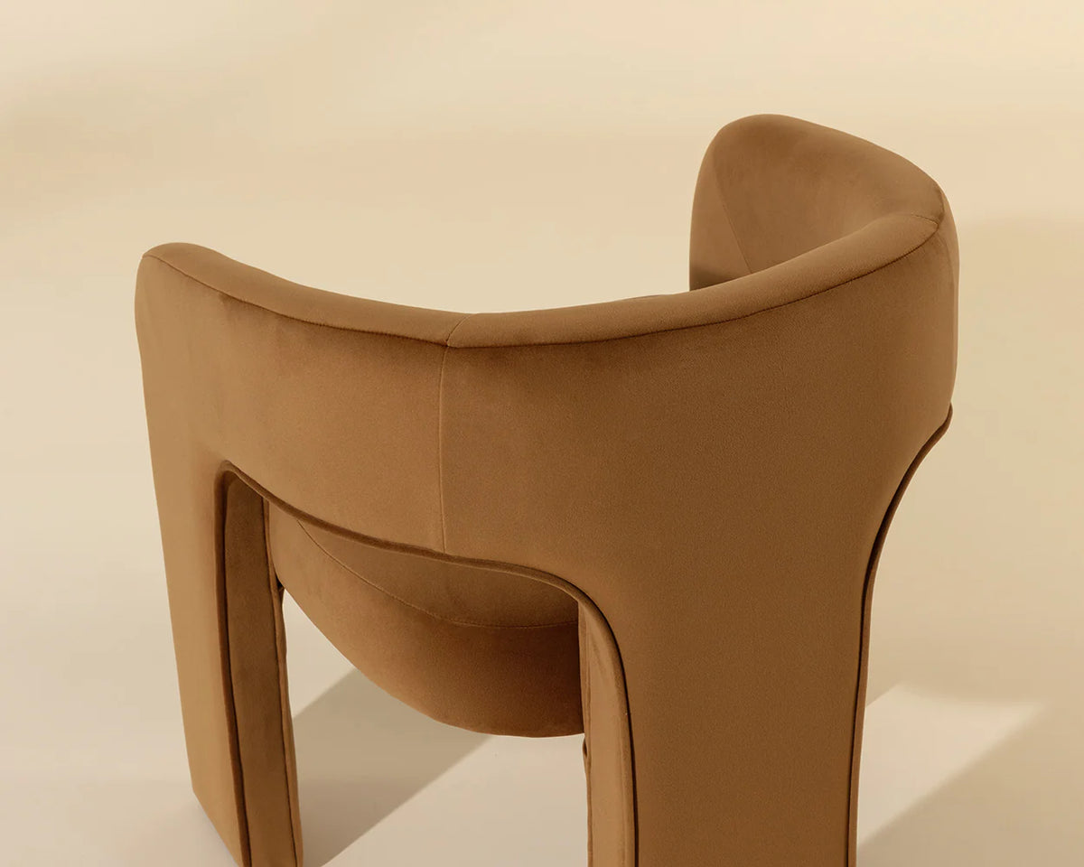 Isidore Meg Gold Upholstered Dining Chair