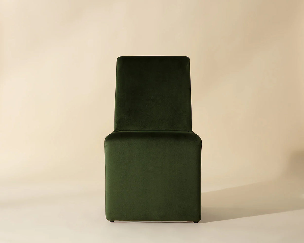 Cascata Moss Green Upholstered Dining Chair