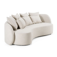 Helene Beige 4 Seat Outdoor Performance Fabric Sofa